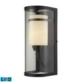 Elk Showroom Caldwell 1 Light Outdoor Sconce in OiLED Bronze, LED Offering Up To 800 Lumens 60 Watt Equivalent 14102/1-LED